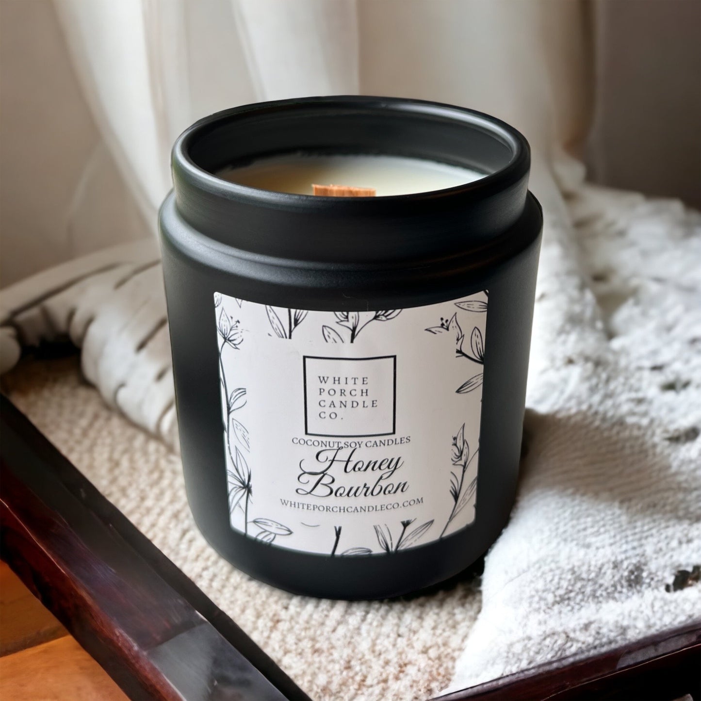 Honey Bourbon Coconut Soy Candle